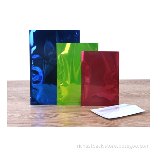 Resealable Aluminum Foil Ziplock Packaging Bags